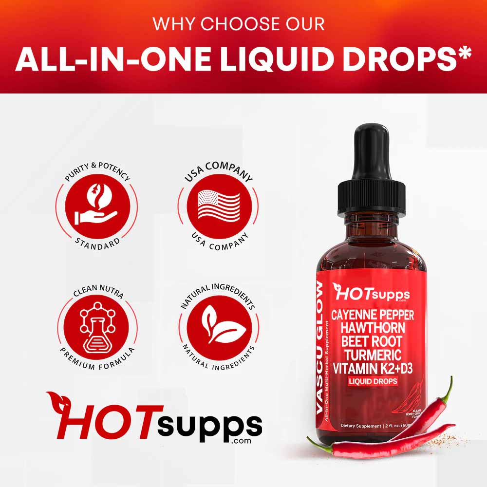 Original Cayenne Pepper Blend Liquid Drops - 60mL (2oz)