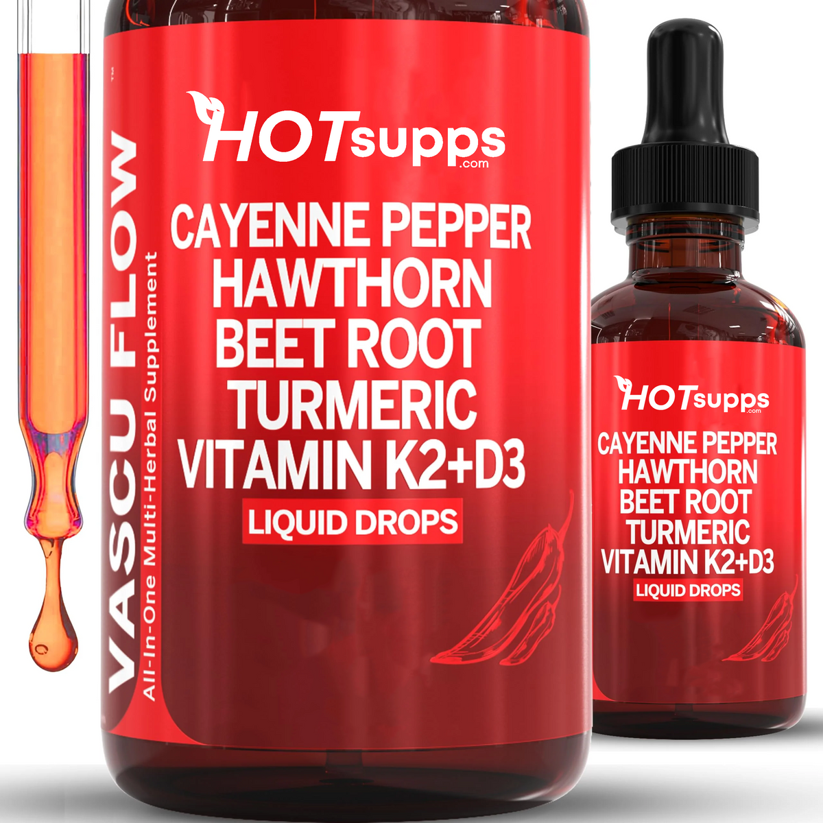 Original Cayenne Pepper Blend Liquid Drops - 60mL (2oz)