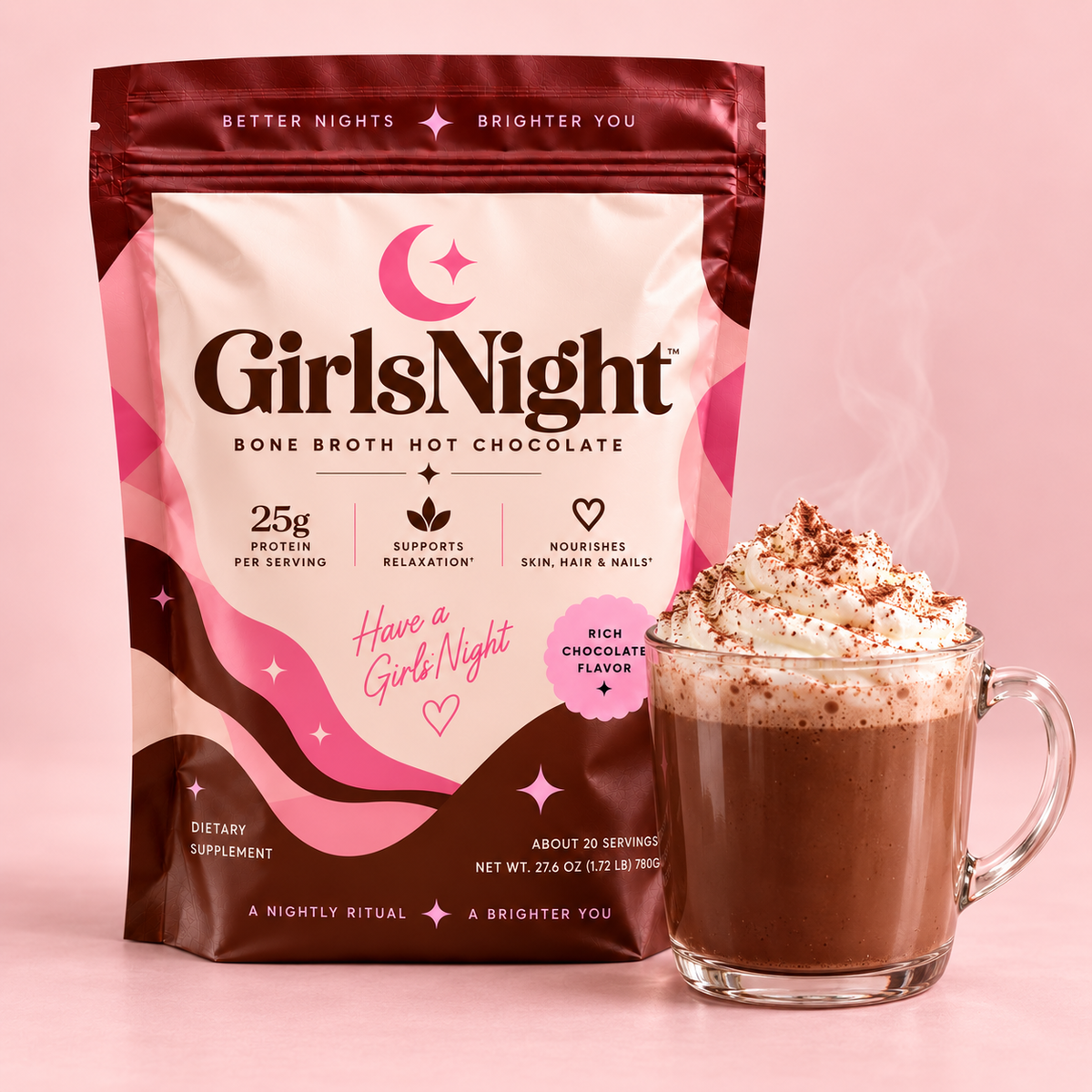 Girls Night Bone Broth Hot Chocolate